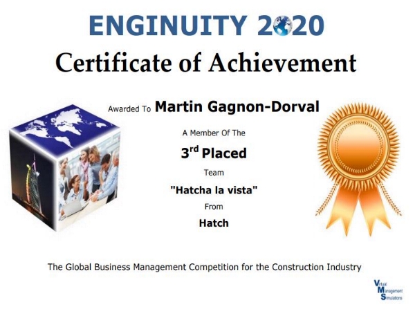 Enginuity 2020 awards