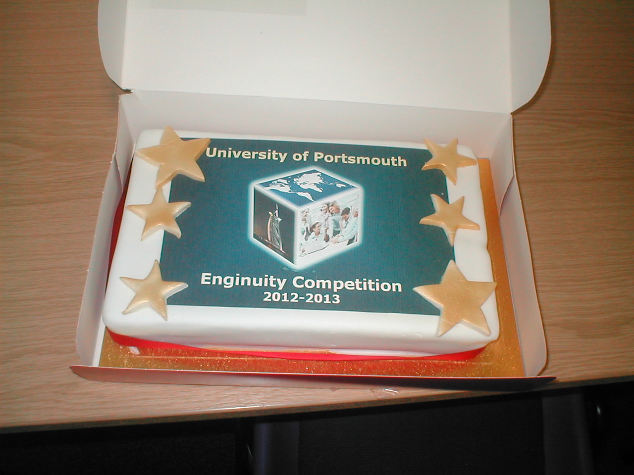 The annual competition cake for all to enjoy