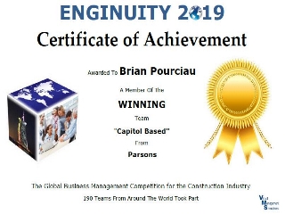 Enginuity 2019 Winners awards
